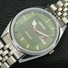 ВИНТАЖНЫЕ МУЖСКИЕ АВТОМАТИЧЕСКИЕ ЧАСЫ SEIKO 6309A ЯПОНИЯ ОТРЕСТАВРИРОВАННЫЕ ЗЕЛЕНЫЙ ЦИФЕРБЛАТ a443221-1
