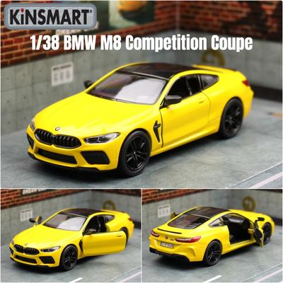Модель игрушечной машины 1/38 BMW M8 Competition Купе Седан Сплав Литье под давлением Миниатюрный автомобиль Коллекция Подарок для детей Мальчик