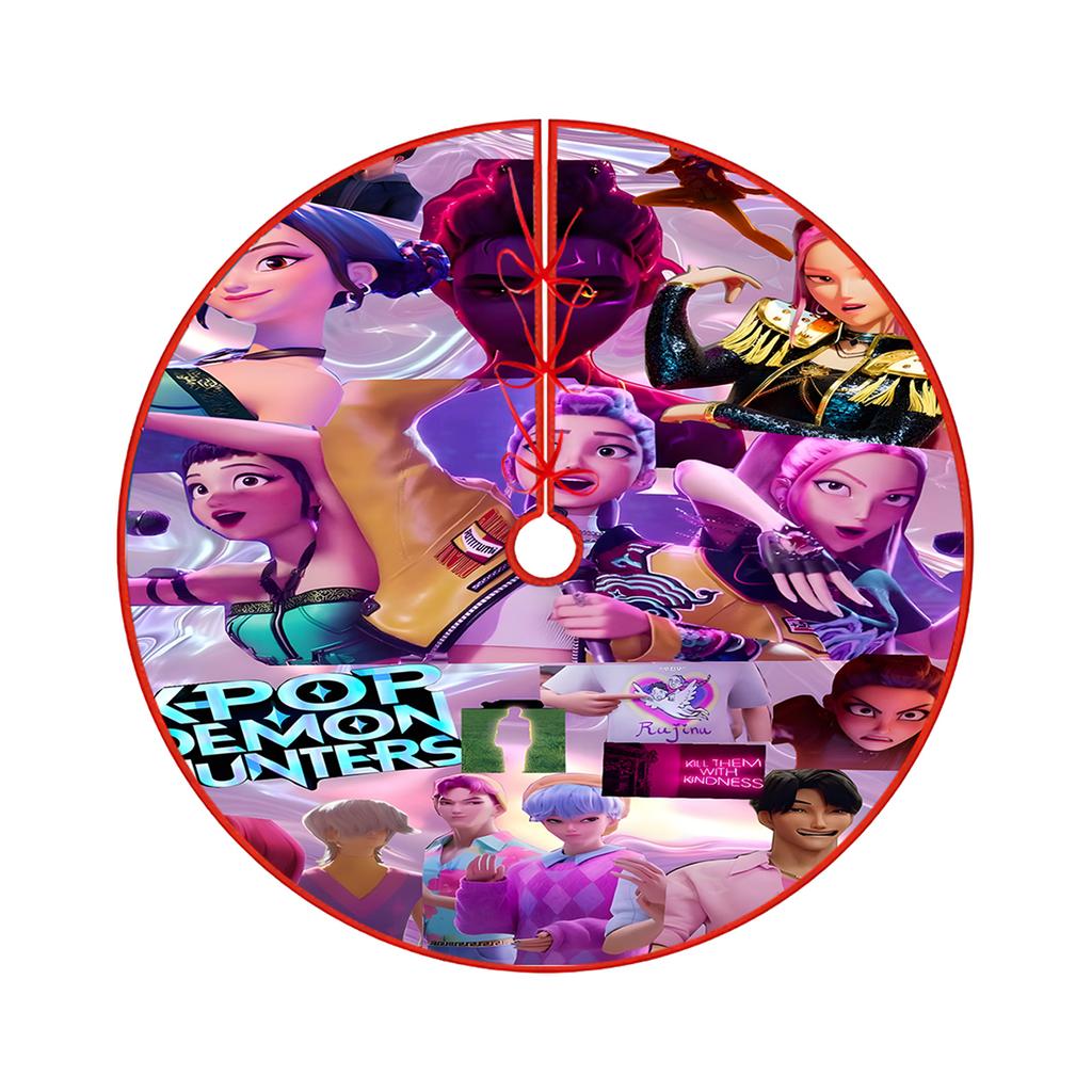 Christmas Tree Skirt Decoration For Home Xmas Tree Decorations Skirt Ornament Festive Holiday Party Decorations Indoor Outdoor