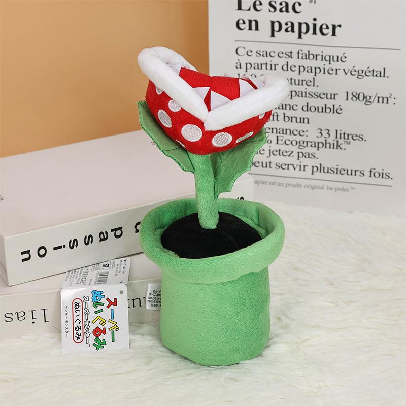 Cartoon Plush Toy Shy Guy Yellow Star Bob-omb Diddy Kong Kamek Piranha Plant Nabbit Boo Anime Stuffed Doll Peluche Toys Gift