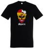 Spain Football Skull I T-Shirt Spanish Soccer Flag Banner World Championship