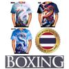 Dragon Muay Thai T-Shirt Kick Boxing 3D Print Vintage Training Quick Dry Men Women Unisex Short Sleeve Round Neck