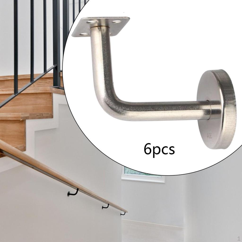 6 штук кронштейнов для поручней лестницы поручни 304 нержавеющая сталь опора перил