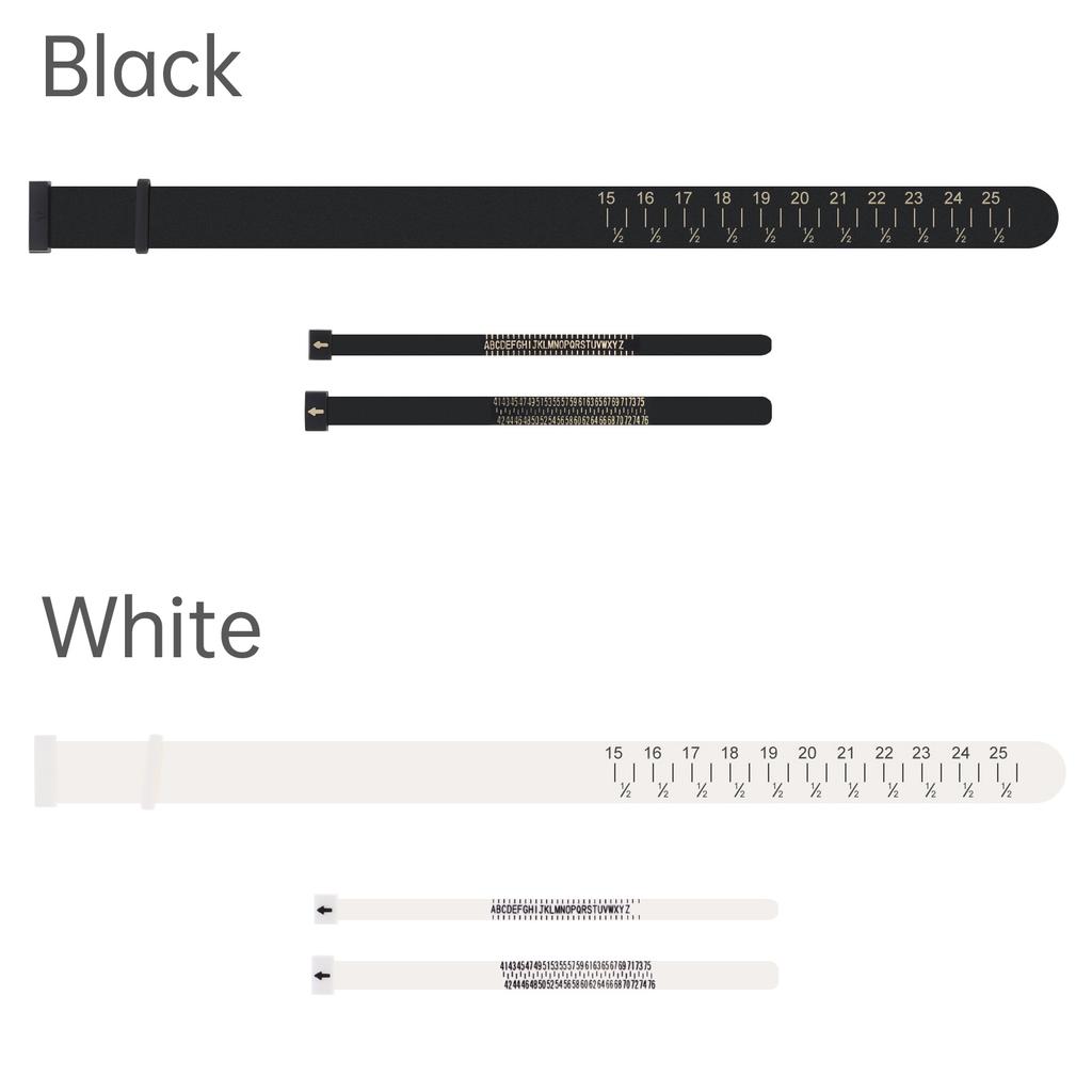 Набор из 3-х инструментов для измерения запястья для мужчин/женщин с UK RingSizer (А - Я), Размер пальца ЕС (41 - 76), Ювелирный браслет-калибровщик