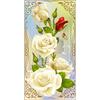 5D DIY Diamond Painting Rose Flower Cross Stitch Kit Full Diamond Embroidery Mosaic Picture Of Rhinestones Gift Home Decoration