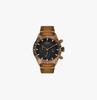 Bronzo Chrono Vegan Black Dial Quartz OOO.001-13.MS 100M Men's Watch