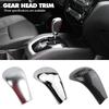 Car Gear Head Trim for Nissan X-trail XTrail T32 Rogue 2014-2020 Car Gear Head Shift Knob Cover Gear Shift Handle Ball Collars