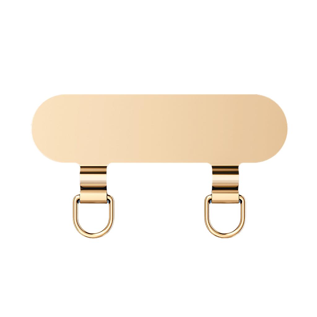 Зажим для телефона из нержавеющей стали с двойной металлической цепочкой для уха для надежного крепления на открытом воздухе для активного образа жизни