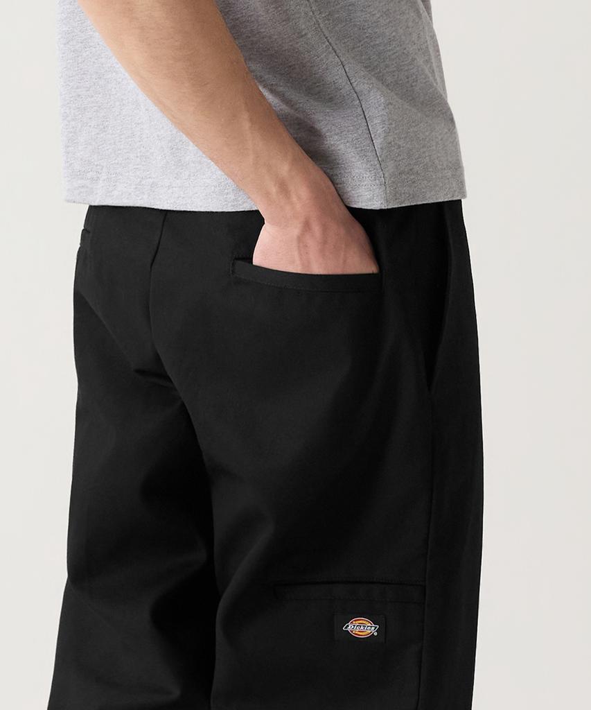 Dickies Рабочие брюки черные, свободного кроя, с усиленными коленями 85283