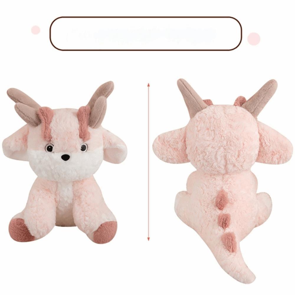 Soft Stuffed Stuffed Animals Plushie High Quality Plush Toy Doll Kawaii Pink Dragon  Home Decor