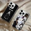 Чехол для телефона Drain G-Gang Ecco2k для iPhone 16,15,14,13,12,11,Pro,XS,Max,Plus,Mini,SE Белый Конфетный Матовый Ударопрочный Чехол