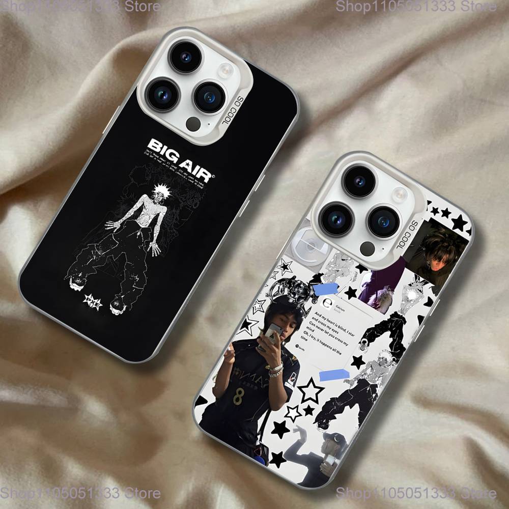 Чехол для телефона Drain G-Gang Ecco2k для iPhone 16,15,14,13,12,11,Pro,XS,Max,Plus,Mini,SE Белый Конфетный Матовый Ударопрочный Чехол