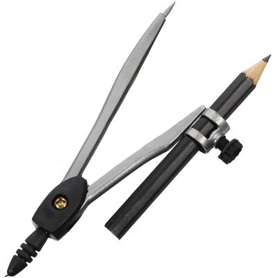 Компас с геометрией для рисования, математический набор, металлический инструмент, деревообработка, профессиональный детский компас, студенческий карандаш, круг, держатель