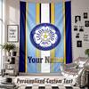 Wall Hanging Tapestry With Custom Name & Text, Leeds United Decorative Tapestry For Bedroom