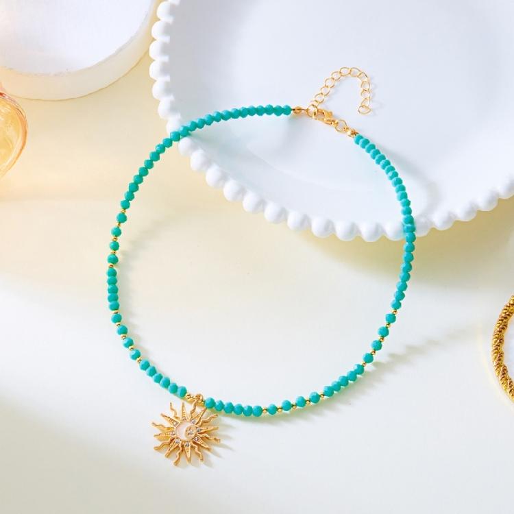 Модное многослойное богемное ожерелье для женщин, стильное, с подвеской-каплей из хрустальных бусин, ювелирное изделие с регулируемой застежкой