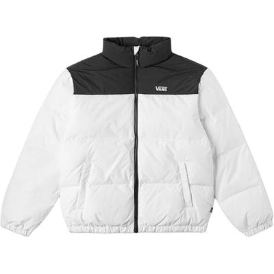 Vans Мягкая удобная куртка-пуховик с воротником-стойкой, унисекс, белая VN000P30WHT
