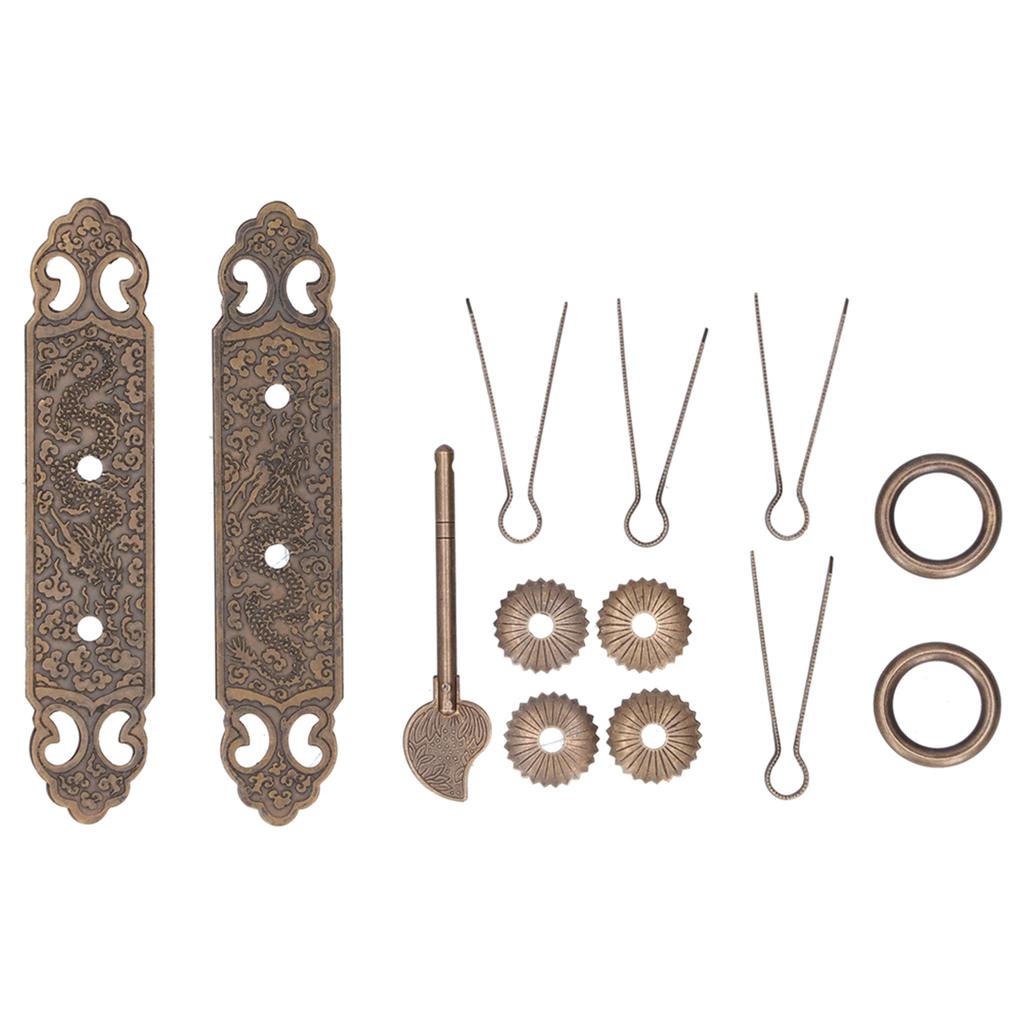 Дверная ручка, античная латунь, изысканный узор, прямая ручка, аксессуары для шкафа, гардероба