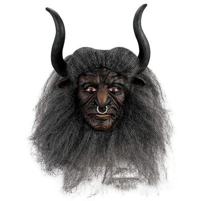 Маска Короля Демонов на Хэллоуин, головной убор на все лицо, маска персонажа из мультфильма, триллера, кино и телевидения, головной убор