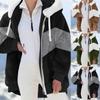 Women Winter Casual Fashion Long-sleeved Hooded Sweater Warm Plush Jacket