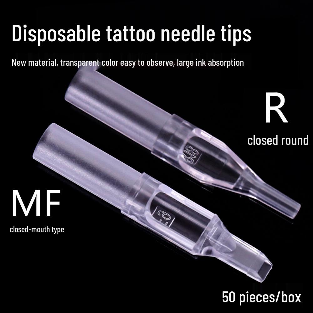 Black Bird Transparent Needle Tip Tattoo Nozzle RT/MFT - Disposable Auxiliary Supplies