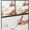 304 Stainless Steel Spiral Dough Whisk Seamless Egg Beater Manual Dough Blender  Egg Mixing