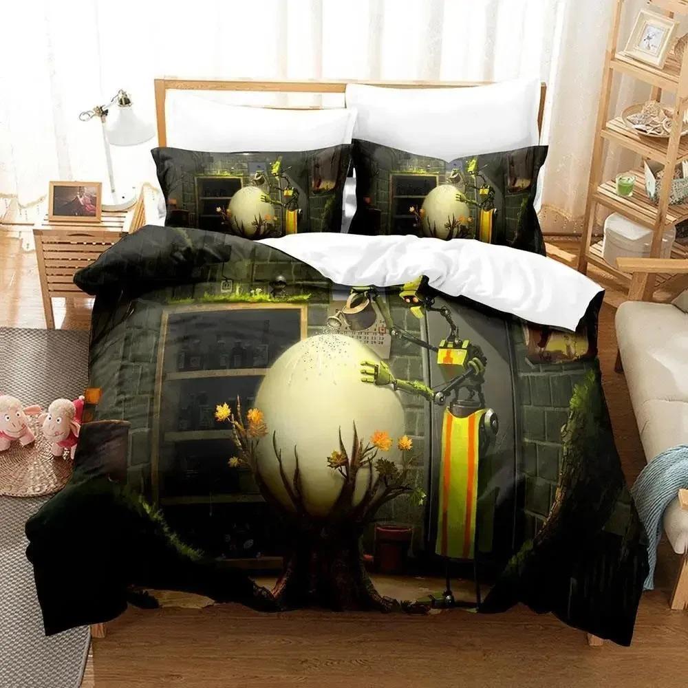 New Anime Robot Bedding Set Single Twin Full Queen King Size Bed Set Adult Kid Bedroom Duvet Cover Sets 3D Print Bed Sheet Set