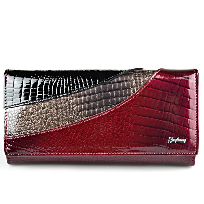 Womens Wallet Genuine Leather Wallets Female Fashion Alligator Long Women Wallets And Purses Coin Purse Card Holder Clutch
