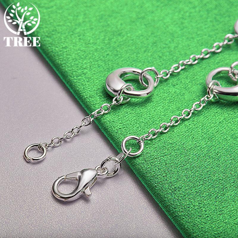 Hot-Selling Original 925 Sterling Silver Water Drop Bracelet For Men Women Birthday Anniversaries Party Jewelry Accessories