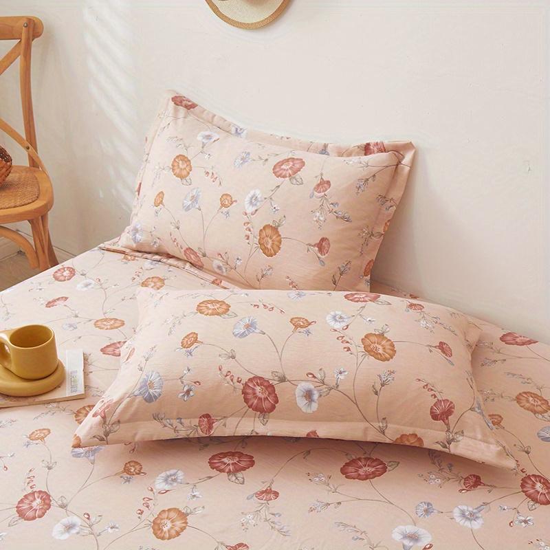 Мягкая, приятная для кожи наволочка из смеси хлопка для пары, домашняя спальная кровать, наволочка 48x74 см без наволочки