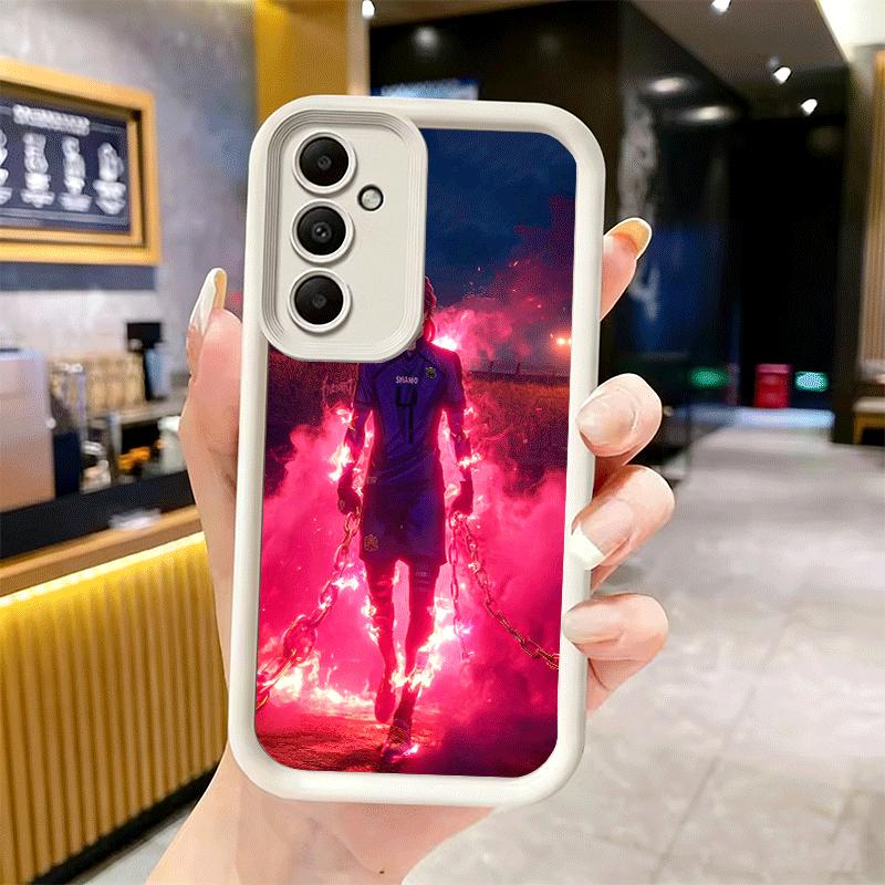 Phone Case for Samsung Galaxy S26 S25 Ultra S24 FE Blue L-Lock Chigiri Hyoma Shell S23 Plus S22 + S21 S20 5G Soft Silicone Funda