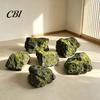 Synthetic Stone with Moss Texture Artificial Rocks for Landscaping, Lightweight Faux Decor Outdoor Durable Foam Rock Pond Garden Backyard, Realistic