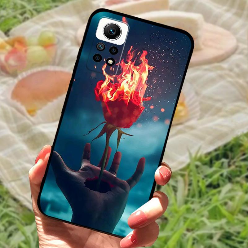 Чехол для Redmi Note 12 Pro 4G, силиконовый, мягкий, мраморный, черный бампер, Funda Coque, для Xiaomi Redmi Note 12 Pro, защитный чехол для телефона
