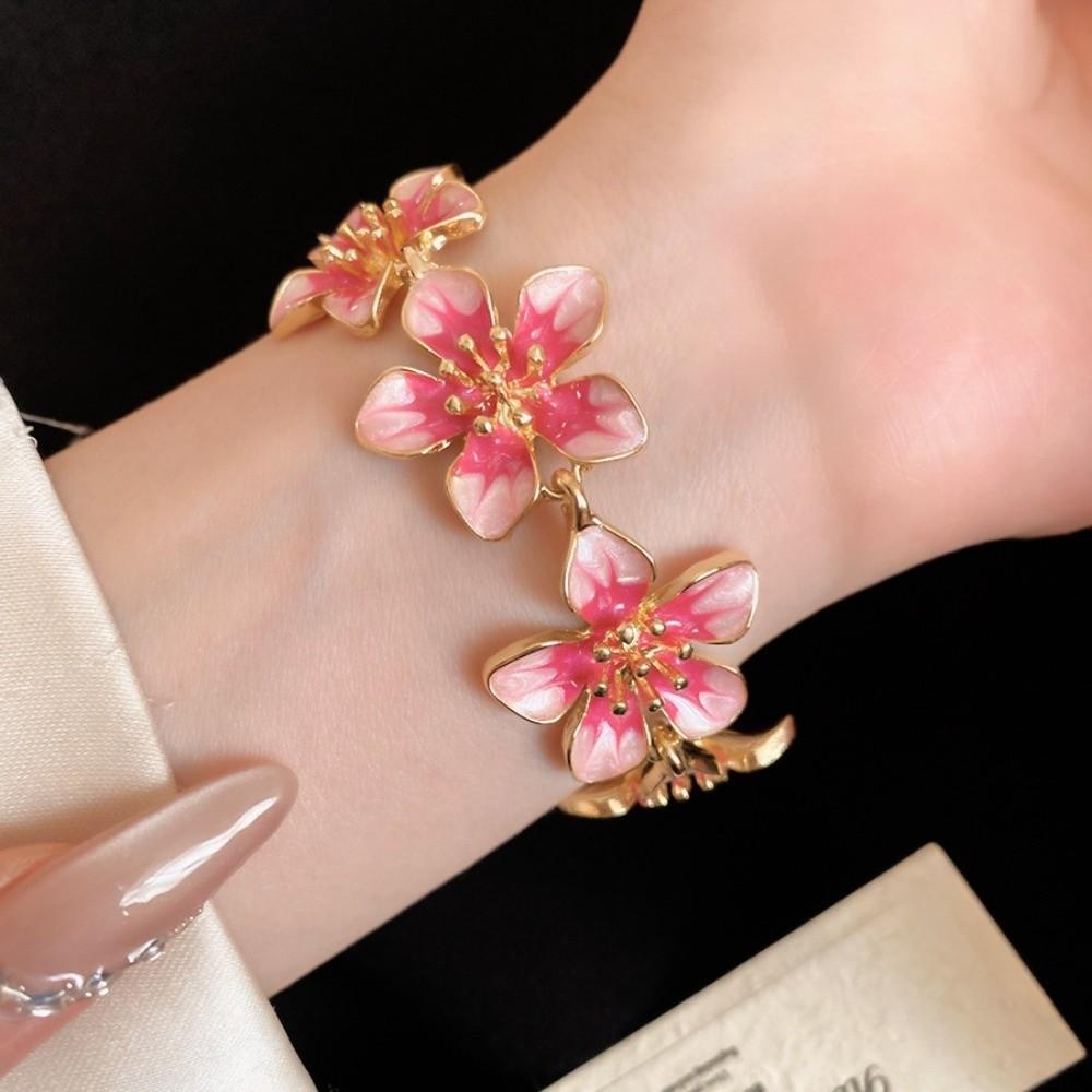 Floral Jewelry Dripping Flower Bracelet Fashion Hand Chain Summer Vacation Style