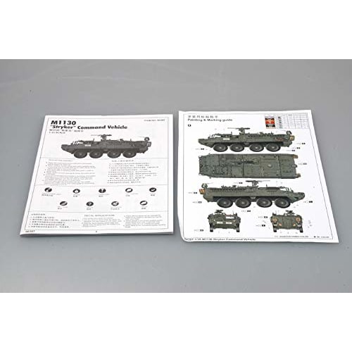 Trumpeter 1/35 Scale US Army M1130 Stryker Command and Communication Vehicle Plastic Model