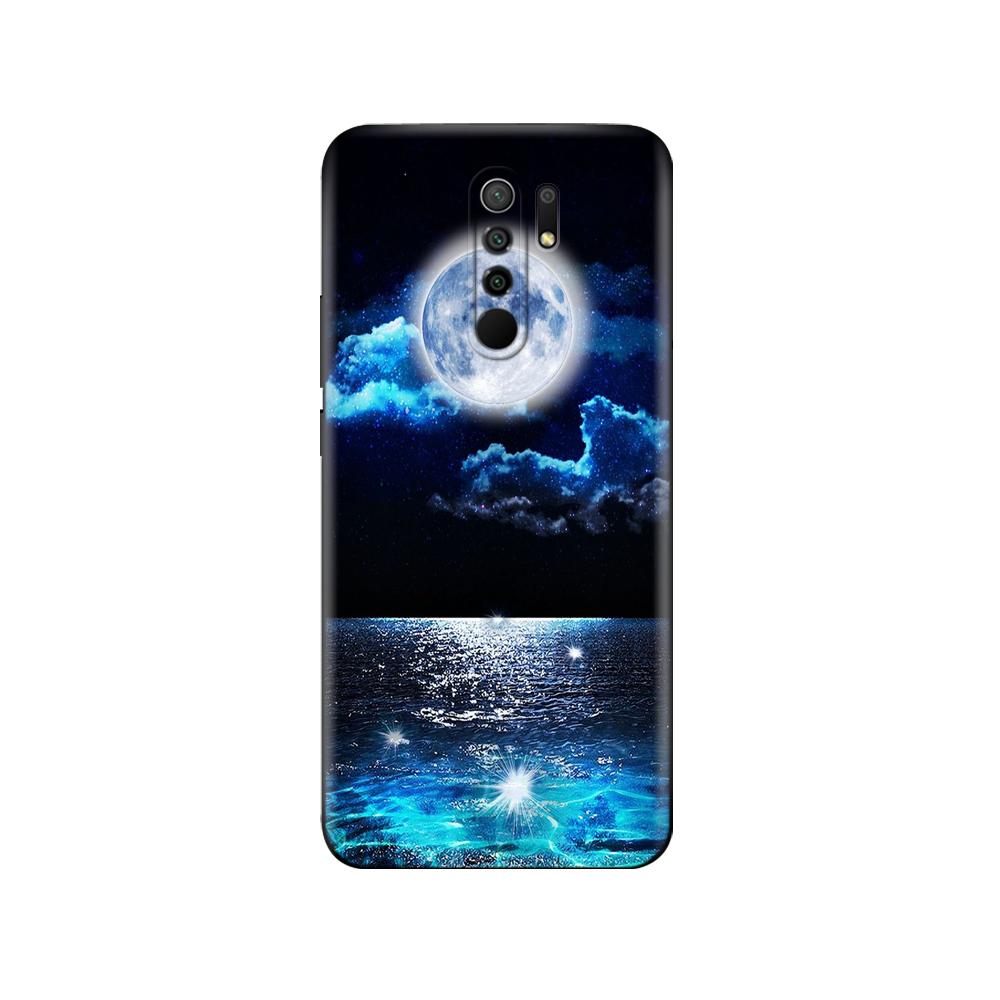 Чехол для xiaomi redmi 9, мягкий силиконовый чехол для задней панели, чехол для телефона redmi 9, чехол 6,53 дюйма, чехол etui, бампер, черный чехол из ТПУ