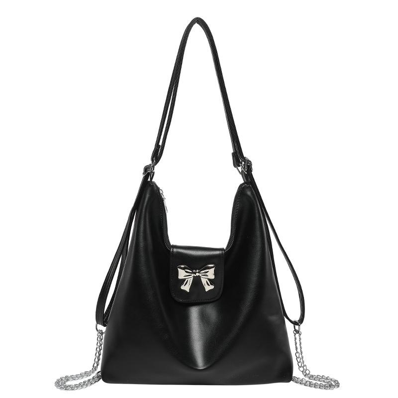 Сумка двойного назначения на одно плечо для женщин, новый стиль, сумка-тоут в студенческом стиле, повседневная сумка большой вместимости для поездок на работу