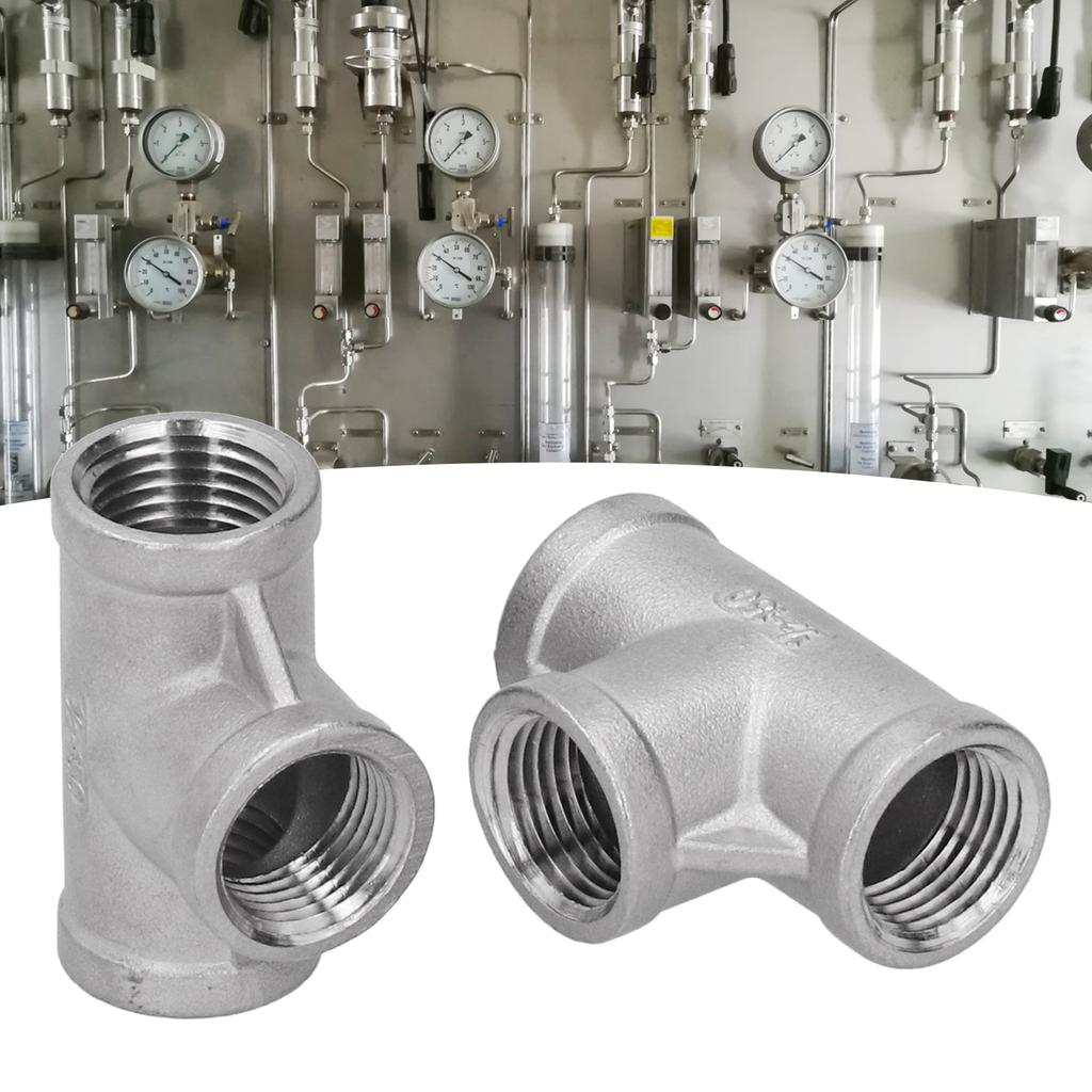 2 шт. из нержавеющей стали марки 316 NPT 1/2?150T Тройник-адаптер Соединитель Резьбовые Литые Трубные Фитинги