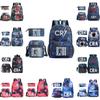 Cr7 Children's Backpack Set With Breathable Comfortable Straps And Letter Print