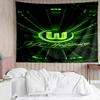 Green Wave Pattern Tapestry, Unique Design Tapestry, Suitable for Bedroom,Livingroom, Playroom,Heartwarming Fan Holiday Gifts