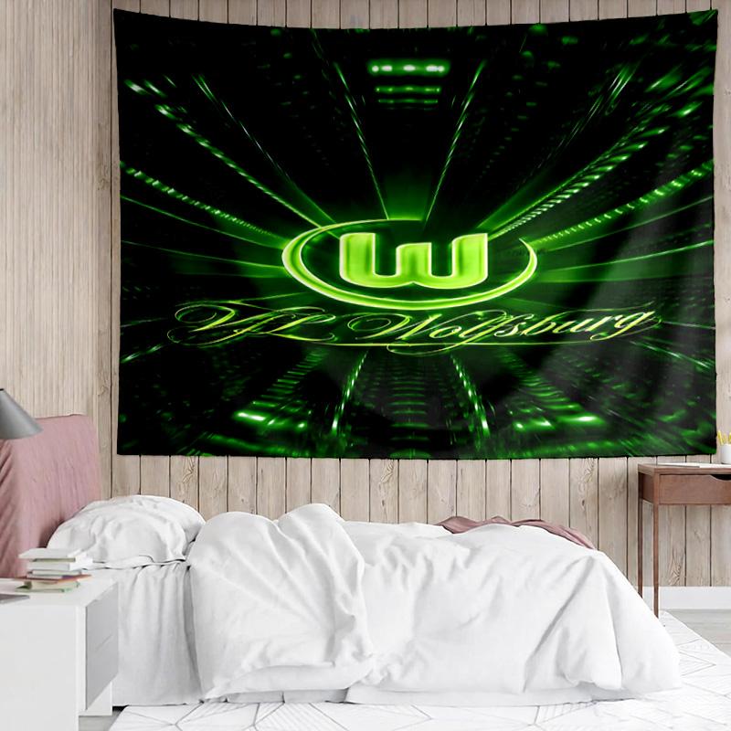 Green Wave Pattern Tapestry, Unique Design Tapestry, Suitable for Bedroom,Livingroom, Playroom,Heartwarming Fan Holiday Gifts