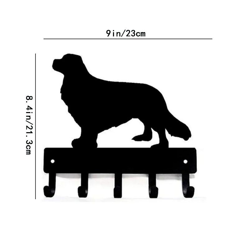 Cavalier King Charles Spaniel Dog Key Rack Hanger - 6 Inch/9 Inch Metal Wall Art Perfect Gift for Spaniel Dog Enthusiasts