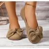 Новый стиль Остроносые Туфли с мелким вырезом Дышащие Удобные Повседневные Туфли на плоской подошве Износостойкие Нескользящие Женские Лоферы