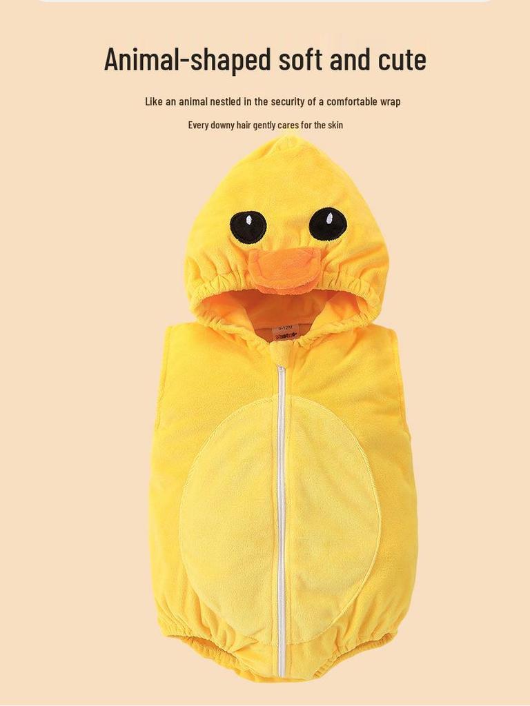 Боди без рукавов для малыша «Микки Маус» - Дизайн с животными, Мягкий комбинезон на кнопках