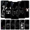 Чехол French Bulldog для Oppo Find X6 Pro X5 A54 A53 A52 A9 2020 A15 A95 A17 A16 A76 A74 A57 Reno7 Reno6 Pro Plus 5G черный чехол