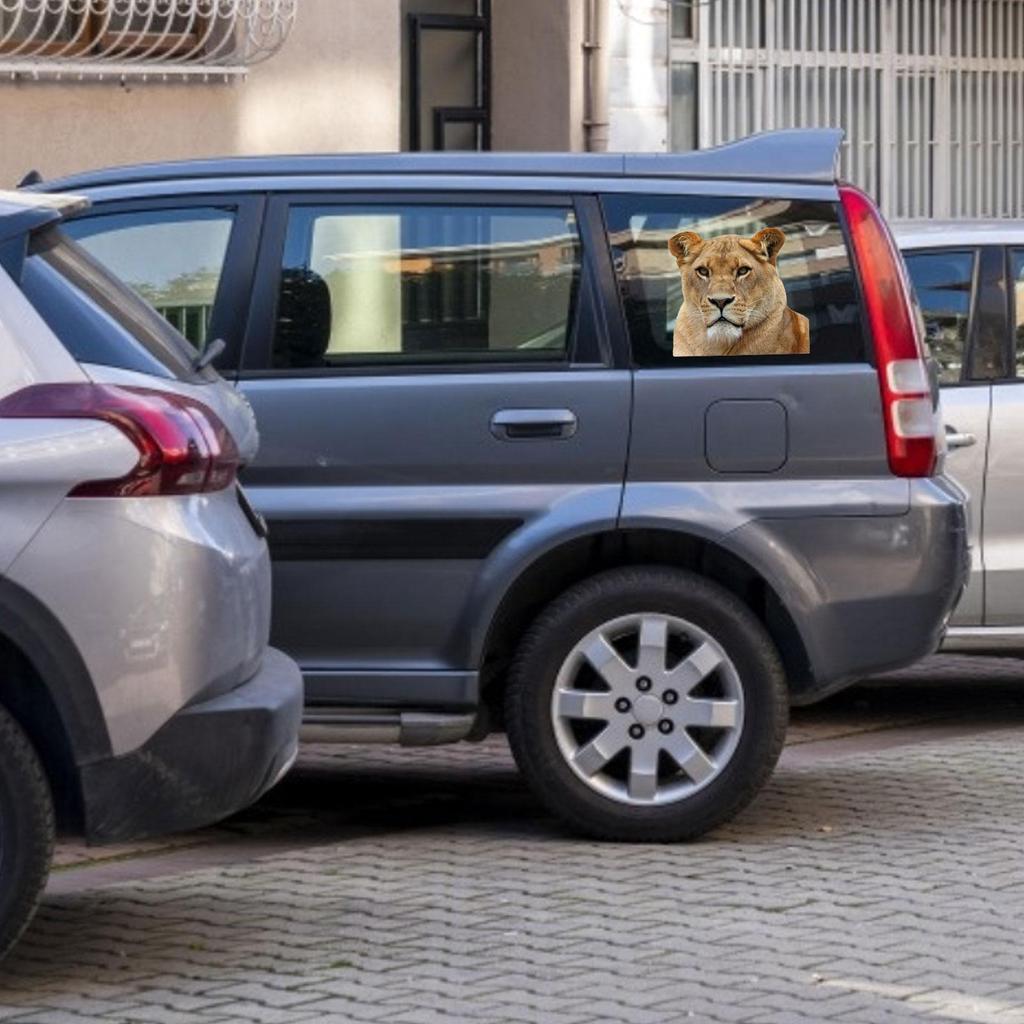 Наклейки на оконное стекло автомобиля, наклейка на автомобиль серии животных