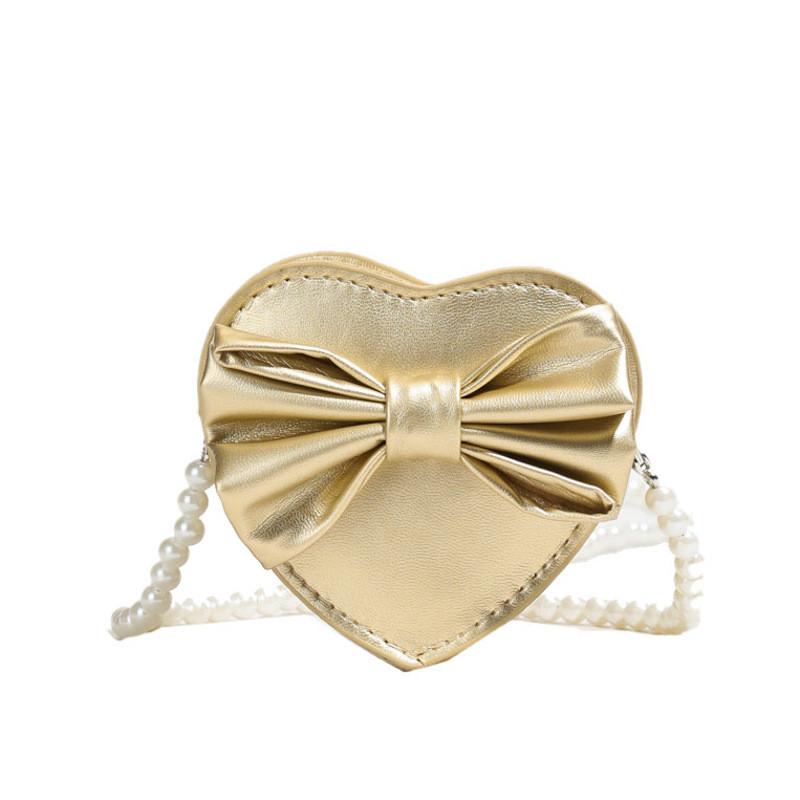 Pu Mini Heart Shape Crossbody Bag With Stitching Detail For Casual Outings