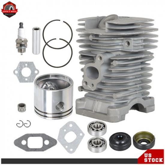 Cylinder Piston Kit For Poulan 2375 1950LE 1975 Woodshark 42cc Chaaw