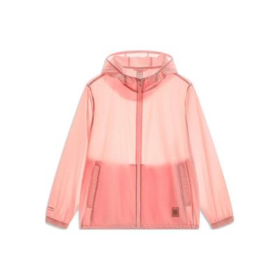 Li Ning China Color Series Ультралегкая дышащая прохладная технология на молнии с капюшоном и защитой от солнца UPF50+ Мужская куртка Tea-Flower AFDU361-7