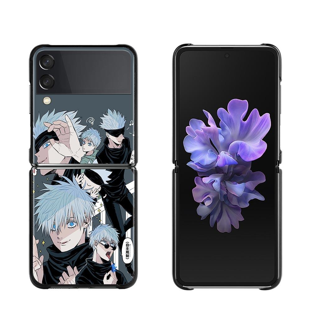 Чехол для телефона Samsung Galaxy Z Flip3 5G, чехлы для Samsung Z Flip 3 zflip Coque Hard Shell Fundas Jujutsu Kaisen аниме