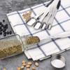 6-Piece Stainless Steel Measuring Spoon Set with Scale